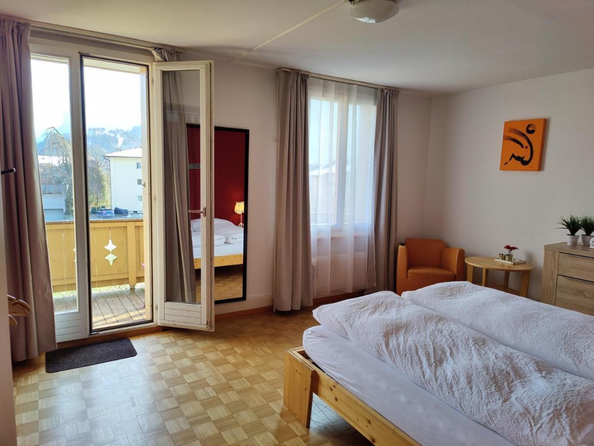 Uptown Apartments Interlaken Free Parking Exteriör bild