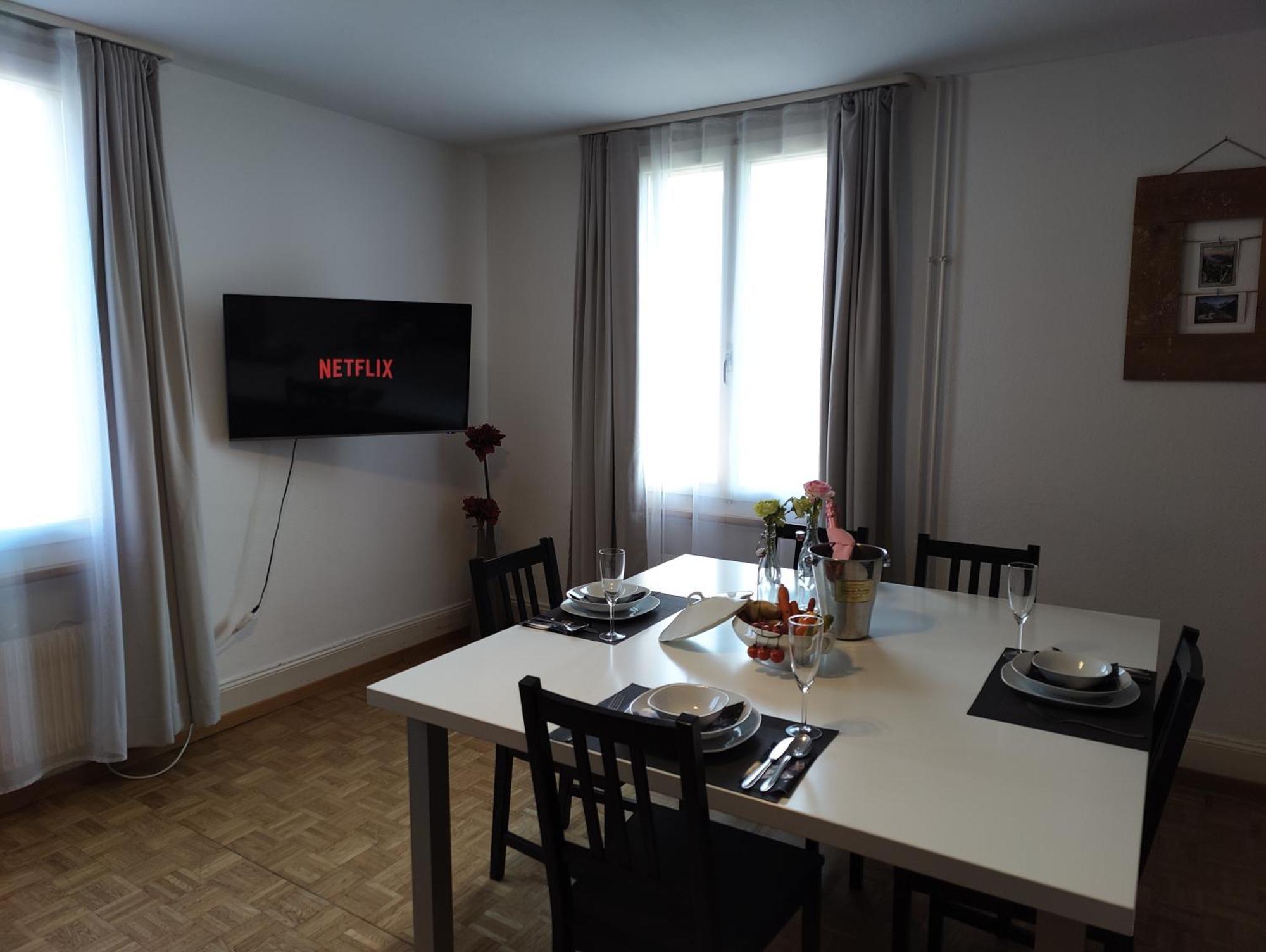 Uptown Apartments Interlaken Free Parking Rum bild